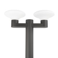 Lantaarnpaal met tweetal Bulb´s lampen aluminium 74435-74430 ESR