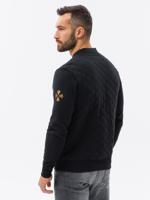 Sweater met rits voor heren - V3 zwart B1422 - sale - thumbnail