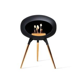 Le Feu Ground Low 45cm Zwart|Zwart|Goud