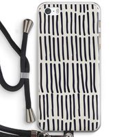 Moroccan stripes: iPhone 5 / 5S / SE Transparant Hoesje met koord
