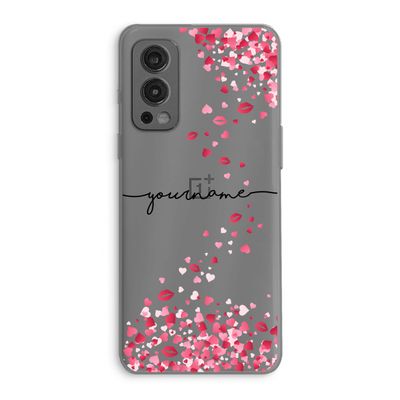 Hartjes en kusjes: OnePlus Nord 2 5G Transparant Hoesje