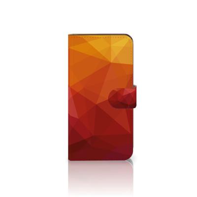 Book Case voor Google Pixel 8A Polygon Red Book Case voor Google Pixel 8A Polygon Red
