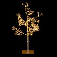 Lichtboom - 48 led lichtjes - 50 cm - goud - verlichte figuren boompjes