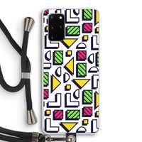 8-bit N°4: Samsung Galaxy S20 Plus Transparant Hoesje met koord