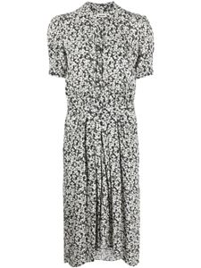 Zadig&Voltaire robe mi-longue Rima à fleurs - Bleu