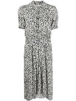 Zadig&Voltaire robe mi-longue Rima à fleurs - Bleu