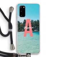 Pacific Dream: Samsung Galaxy S20 Transparant Hoesje met koord