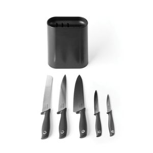 Brabantia Tasty+ messenblok plus 5 messen - Dark Grey