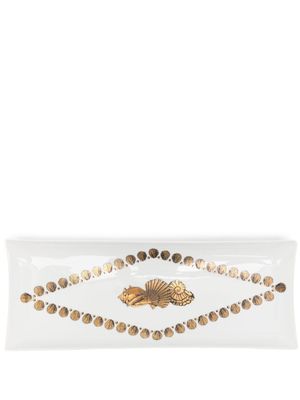 Fornasetti plateau rectangulaire Giro di Conchiglie