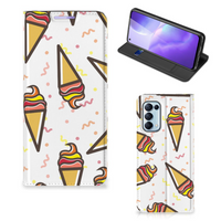 OPPO Find X3 Lite Flip Style Cover Icecream