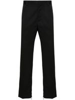 Off-White logo-embroidered slim-fit trousers - Noir - thumbnail