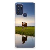 Motorola Moto G60s | TPU Hoesje | Koe Motorola Moto G60s | TPU Hoesje | Koe