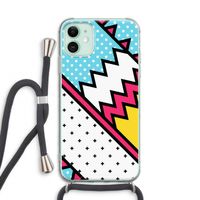 Pop Art #2: iPhone 11 Transparant Hoesje met koord