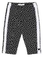 Monnalisa legging à pois - Noir