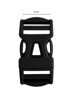 Vaude Steckschnalle 25 mm Dual Adjust black 25 mm