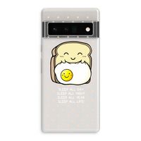 Sleep All Day: Google Pixel 6 Pro Transparant Hoesje