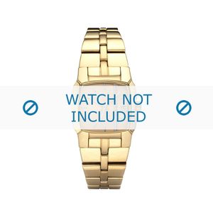 Diesel horlogeband DZ5232 Roestvrij staal (RVS) Goud 21mm