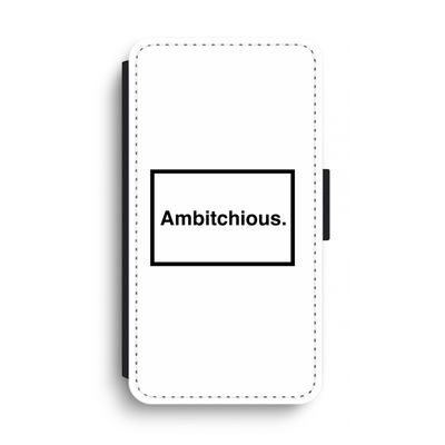 Ambitchious: iPhone XS Max Flip Hoesje