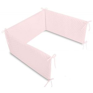 Babybam Bedomrander Soft Velvet Roze-420 X 30 cm