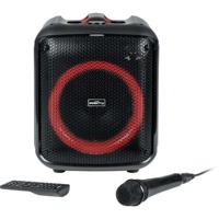 BIGBEN PARTYBTHPMAX - Altoparlante luminoso wireless - Bluetooth 5.3 - 200W - USB, SD, Aux-In - Microfono a filo (ideale Karaoke)
