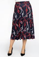 Yoek Lange rok NAUTIQUE | Blauw | Maat 54/56
