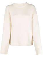 By Malene Birger pull en cachemire à coupe ample - Blanc