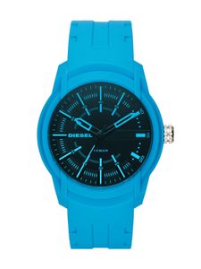 Horlogeband Diesel DZ1822 Silicoon Blauw 19mm