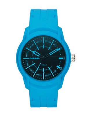 Horlogeband Diesel DZ1822 Silicoon Blauw 19mm