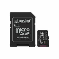 Micro SD kaart met adapter Kingston SDCS3/64GB 64 GB