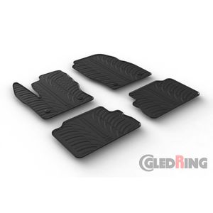 Rubbermatten passend voor Ford Kuga 2016- (T-Design 4-delig + montageclips) GL0556
