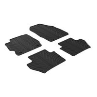 Rubbermatten passend voor Ford Ka+ 5-deurs 9/2017- (T-Design 4-delig + montageclips) GL0562