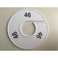 Maatring 11 cm wit/zwart 46