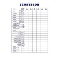 Haza Scoreblok 15x21cm 50vel pak a 5st