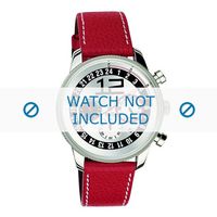 Horlogeband Dolce & Gabbana 3719740276 Leder Rood