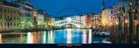Kunstdruk John Lawrence - Rialto Bridge, Venice 95x33cm