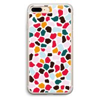 Colored Giraffe: iPhone 7 Plus Transparant Hoesje