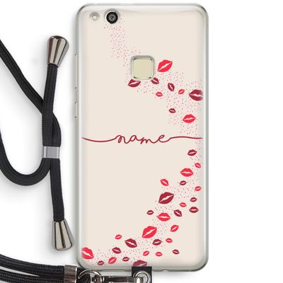 Kusjes: Huawei Ascend P10 Lite Transparant Hoesje met koord