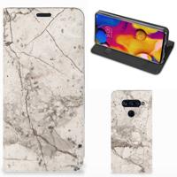 LG V40 Thinq | Standcase | Marmer Beige