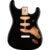 Fender Classic Series 60&apos;s Stratocaster SSS Alder Body Black losse elzenhouten solid body voor elektrische gitaar