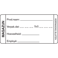 Label | papier | 35x75mm | wit | rol à 500 stuks