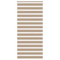 VidaXL Zebra blind 115x200 cm stofbreedte 110,9 cm polyester zandbruin