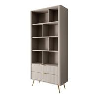 Meubella Boekenkast Lima - Beige - 88 cm - thumbnail