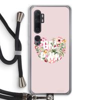 GRL PWR Flower: Xiaomi Mi Note 10 Pro Transparant Hoesje met koord