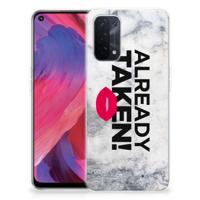 OPPO A93 5G | Siliconen hoesje | met naam Already Taken White