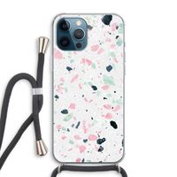 Terrazzo N°3: iPhone 12 Pro Max Transparant Hoesje met koord