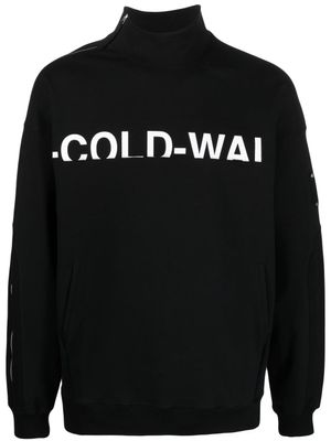 A-COLD-WALL* sweat zippé à logo imprimé - Noir