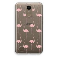 Anything Flamingoes: LG K10 (2017) Transparant Hoesje
