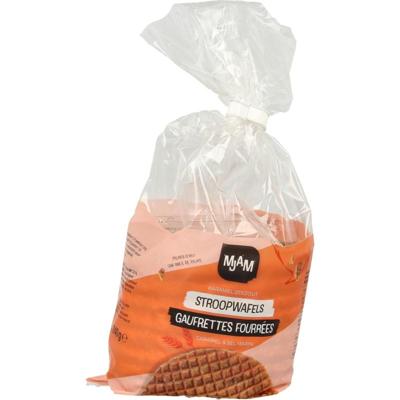 Mjam Stroopwafel karamel zeezout bio Mjam Stroopwafel karamel zeezout bio