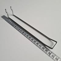 Boardhaak dubbel 200 mm 3.4mm 25/30mm - 7 stuks