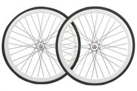 Santafixie 30mm Wielset + Binnenbanden + Banden - Wit